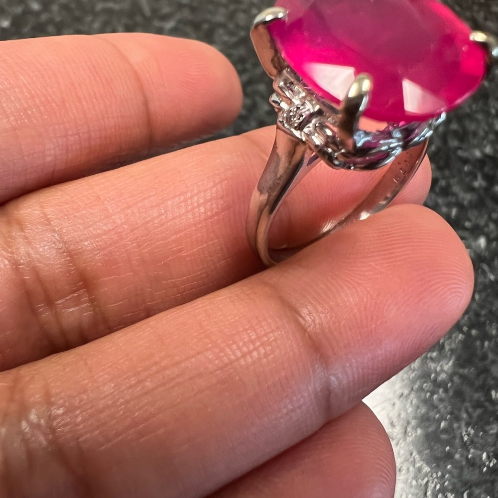 Natural ruby ring - Picture 7 of 12